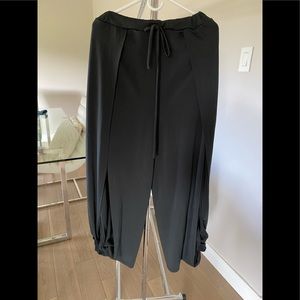 Palazzo style black pants